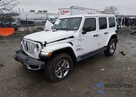 2021 Jeep Wrangler Unlimited Sahara 4X4 from USA, damaged, VIN 1C4HJXEN8MW612155